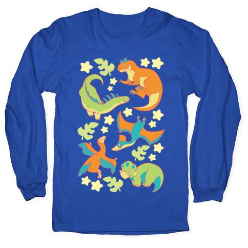Funky Dinosaur Friends Longsleeve Tee